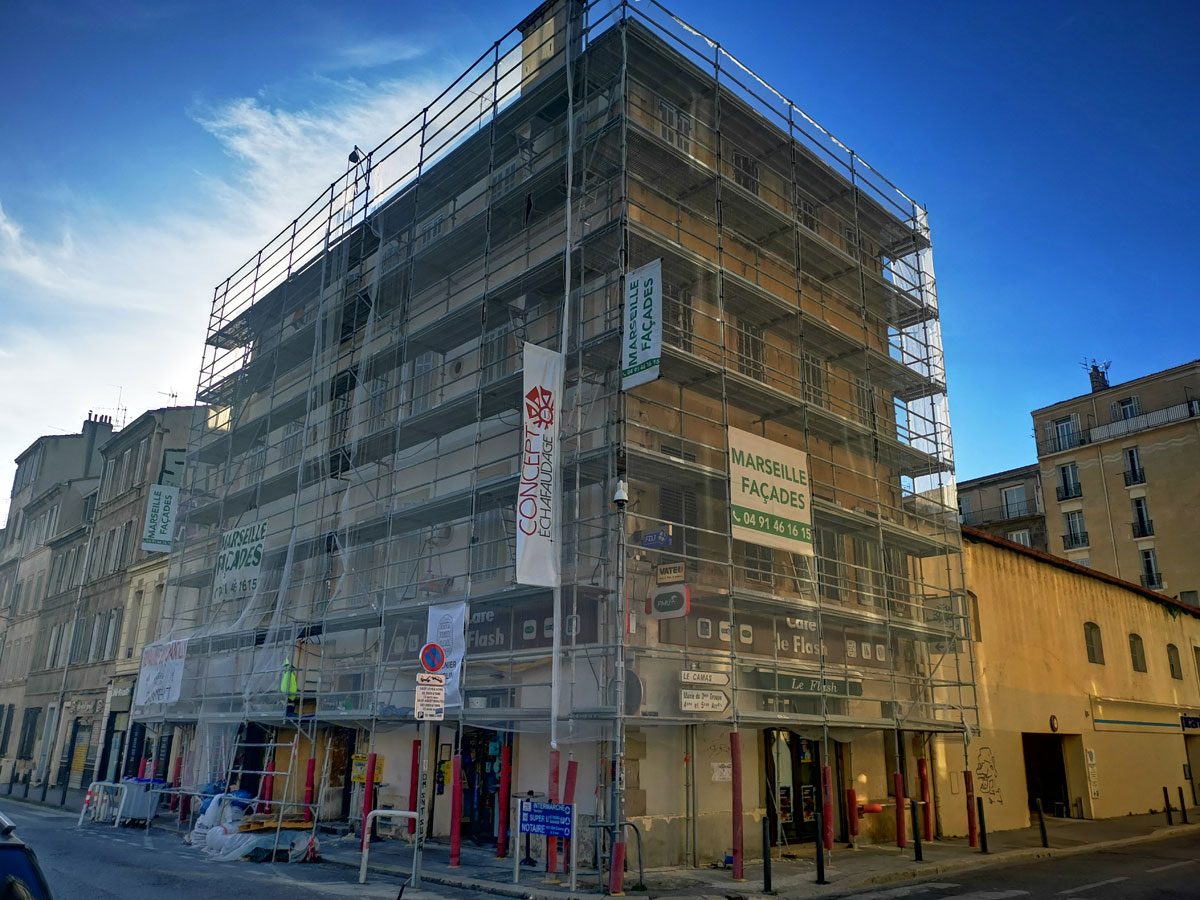 Nouveau chantier 2 rue granoux à Maseille