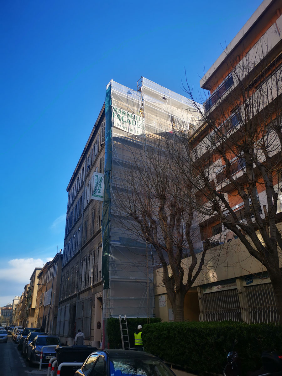 Nouveau chantier 12 rue des frères Carasso à Maseille